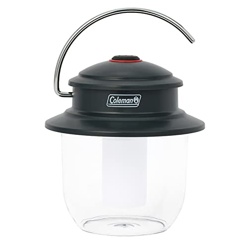 Coleman Classic Recharge 400/800 Lumens LED Lantern, Durable Impact & Water-Resistant Lantern with Rechargeable Batteries & Handle for Carrying or Hanging, Great for Camping, Emergencies, & More