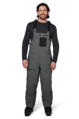 Flylow Men's Baker Bib Waterproof Breathable Ski & Snowboard Pant - Shadow - Large