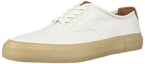 Frye Men's Ludlow Bal Oxford Sneaker, White, 8