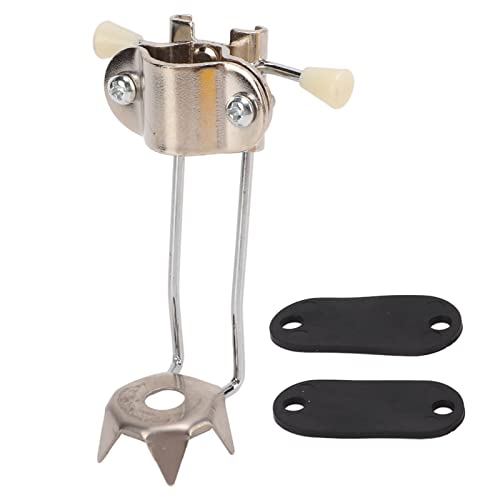 5 Claws Trekking Pole Crampon Non Skid Stick Ice Tip Cane Tips Trekking Cane Tip for Ice Stainless Steel Walking Cane Ice Grip for Fishing Hiking