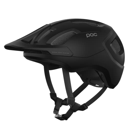 POC Axion Cycling Helmet Uranium Black Matt LRG