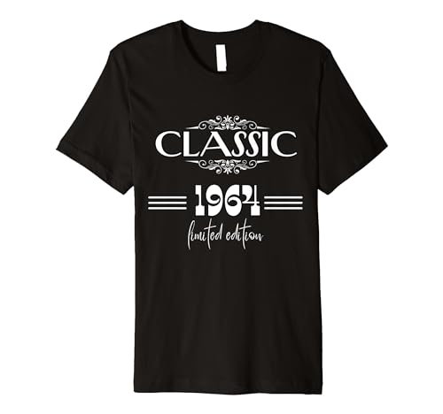 60 Year Old Classic 1964 Limited Edition 60th Birthday Premium T-Shirt