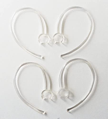 Universal Small Clamp Bluetooth Ear Hook Loop Clip Replacement Clear-4