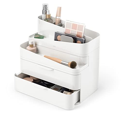 Umbra Glam Large Organizer, White/Grey