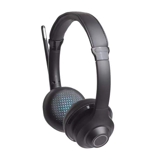 Ceybo Vibe On-Ear Headset - Wireless On-Ear - Bluetooth or Wired Office Headset with Multipoint and 45+ Hours Playtime (Renewed)