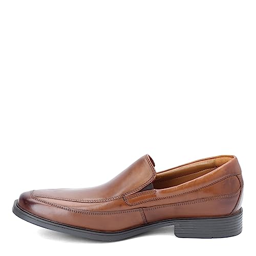 Clarks Men's Tilden Free Slip-On Loafer, Dark Tan, 10 M US