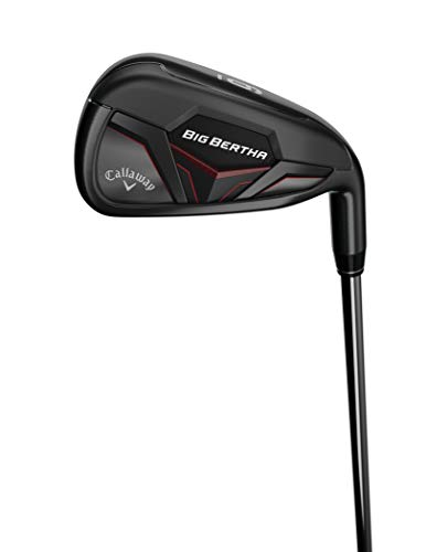 Callaway Golf 2019 Men's Big Bertha Iron (Individual Iron: 4 Iron, Left Hand, UST Recoil ESX 460 F2 60g Graphite Shaft, Light Flex), Black