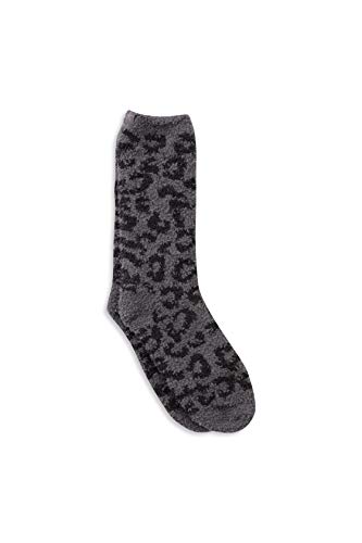 Barefoot Dreams CozyChic Women's Barefoot In The Wild Socks, Graphite/Carbon