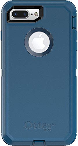 OtterBox DEFENDER SERIES Case for iPhone 8 PLUS & iPhone 7 PLUS (ONLY) - Retail Packaging - BESPOKE WAY (BLAZER BLUE/STORMY SEAS BLUE)