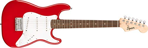 Squier Mini Stratocaster Electric Guitar, Dakota Red, Laurel Fingerboard