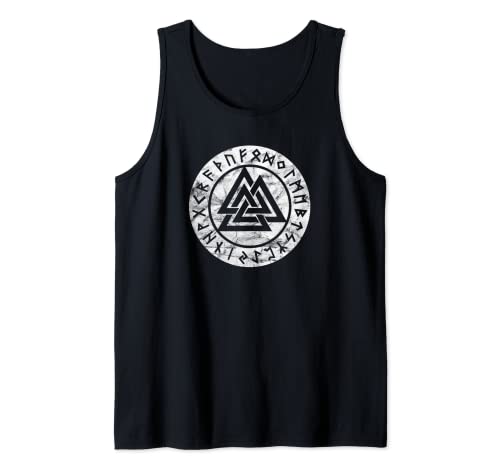 Valknut Odin Symbol Viking Pagan Norse Mythology Nordic Sign Tank Top