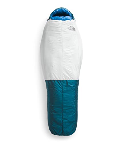 THE NORTH FACE Cat's Meow 20F / -7C Backpacking Sleeping Bag, Banff Blue/Tin Grey, Regular-Right Hand