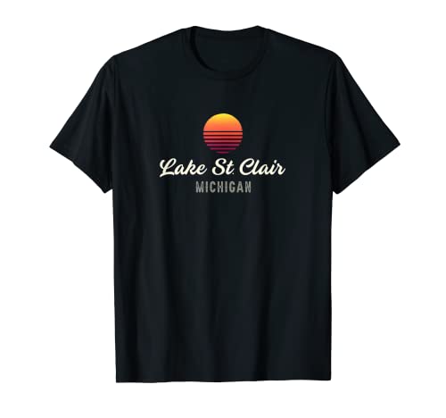 Lake St Clair MICHIGAN Bass Fishing Youth Fishing Pro T-Shirt