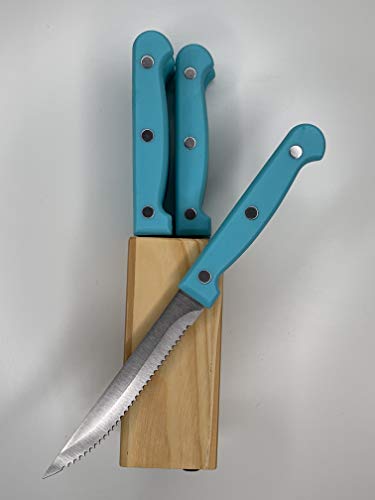 Core Kitchen Set of 6 Steak Knives, 4.5 in Blade