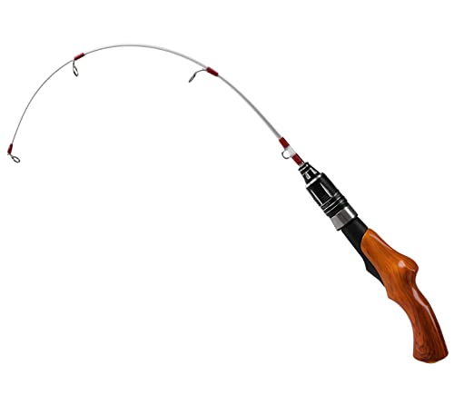 Ice Fishing Rod Portable Lightweight Spinning Rod Ice Fishing Pole Winter Ice Fishing Gear for Trout Walleye Perch Panfish Crappie