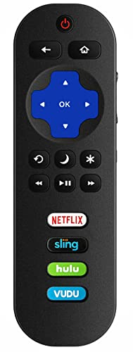 Remote Control fit for TCL Roku TV 65S405 65S401 55UP120 55US57 55S401 55S405 50FS3750 55FS3700 49S405 48FS3700 48FS3750 43FP110 43UP120 43S405 40FS3800 40S3800 32S3850 32S3700 32S3800 32S301 32S800
