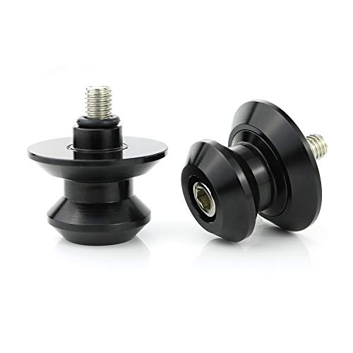 Xitomer 1 Pair M8 X1.25 Motorcycle Swing arm Spools/Swing Arm Stand Screw，Fit for GSX-R600/750/1000,SV, CBR600RR/1000RR, Z650/Z900/ZX-6R/ZX-10R, Ninja400, S1000RR/S1000R