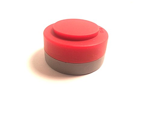 Divider Pro Small 1' Divided Silicone Puck Container (Red/Grey)
