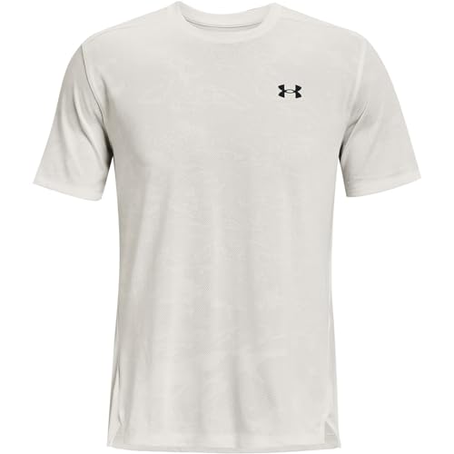 Under Armour UA Tech Vent Jacquard SS - 1377052-006 - Gray Mist/Black -3XL