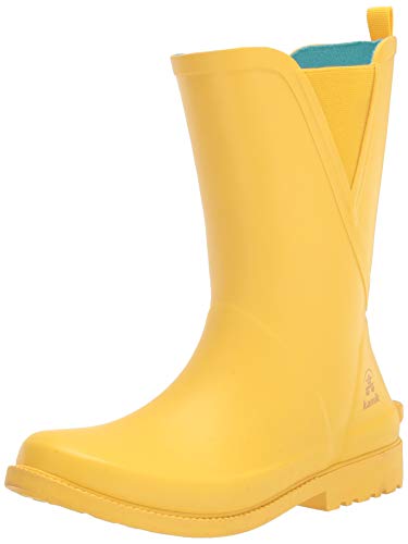 Kamik Women's Chloe Rain Boot, Yellow, 8