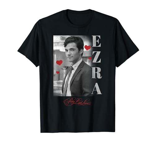 Pretty Little Liars Ezra Hearts Photo Poster T-Shirt