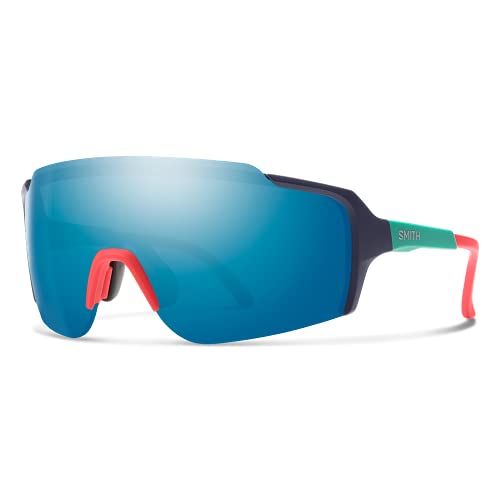 SMITH Flywheel Sunglasses Matte Deep Ink/ChromaPop Blue Mirror
