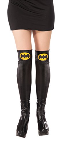 Rubie's Women's DC Superheroes and Super Villains Boot-Tops, Batgirl, One Size