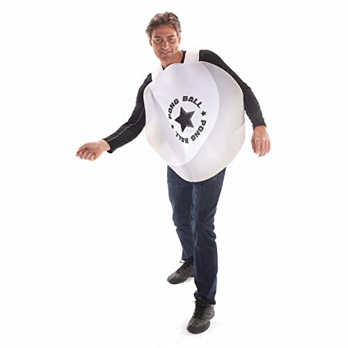 Pong Ball Halloween Costume - Funny Beer Pong Adult Unisex College Party Outfit