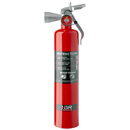 H3R Performance HalGuard Clean Agent Car Fire Extinguisher - 2.5 lb. Red(HG250R)