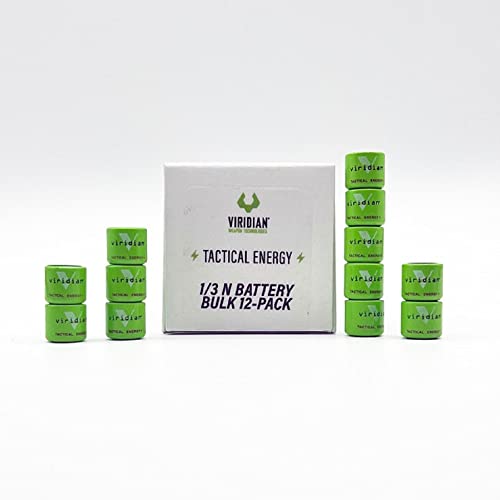 Viridian CR 1/3N Tactical Energy Plus Lithium Batteries, 3 Volt (Bulk Pack of 12)