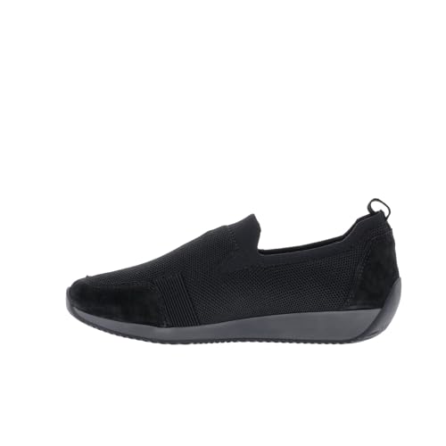 ARA womens Slip-on Sneaker, Black, 9 US
