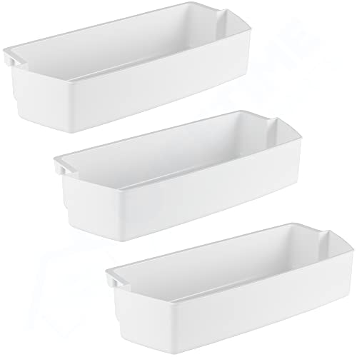 UPGRADED Lifetime Appliance (3 SET) 2187172 Door Shelf Bin Compatible with Whirlpool Refrigerator