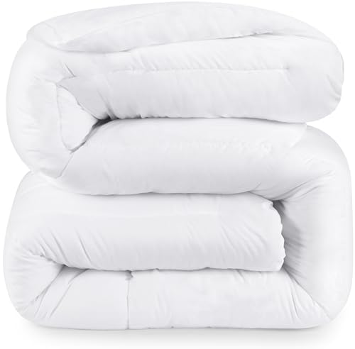 Utopia Bedding Comforter - All Season California King Comforter - White Cal King Comforter - Plush Siliconized Fiberfill - Box Stitched