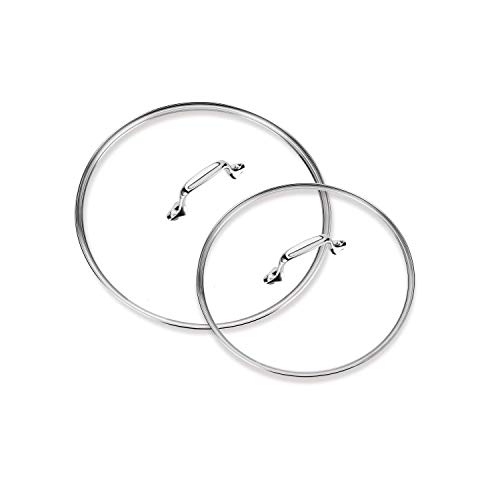 All-Clad HA1 2 Pack 10' & 12' Glass Lid, Clear