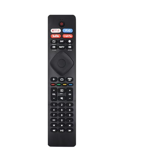 New NH800UP RF402A-V14 Universal TV Remote Replacement for Philips Smart Android TV 43PFL5604/F7 43PFL5704/F7 50PFL5604/F7 50PFL5704/F7 55PFL5604/F7 75PFL5704/F7 (No Voice)