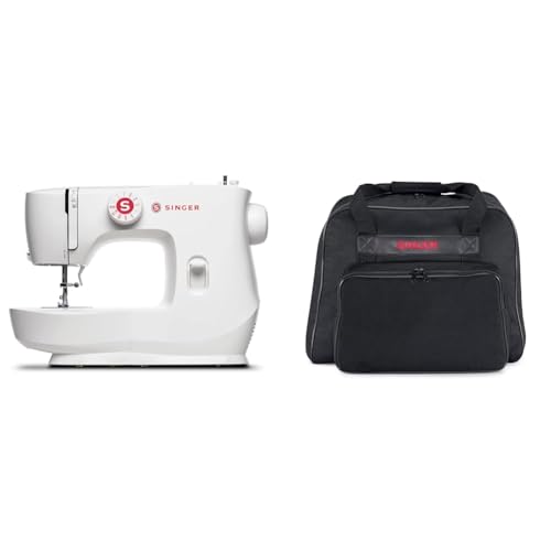 SINGER | MX60 Sewing Machine With Accessory Kit & Foot Pedal - 57 Stitch Applications - Simple & Great for Beginners & Machine Carrying Case, Black