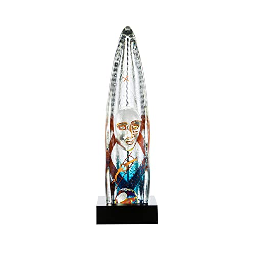 Kosta Boda Vertical Journey Crystal Sculpture/Décor, 11.25' High Length X 2.75' Depth,