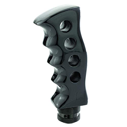 Abfer Handle Grip Shift Knob Unique Gear Stick Shifter Knobs Replacement Shifting Head Lever for Manual Automatic Vehicle Truck (Black)