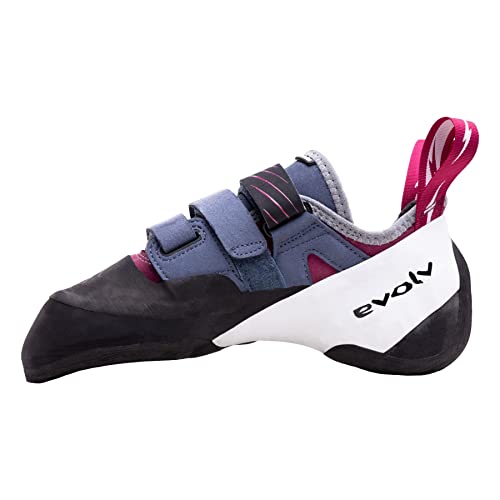 EVOLV Shaman LV Climbing Shoes - Beet Red/Slate 9.5