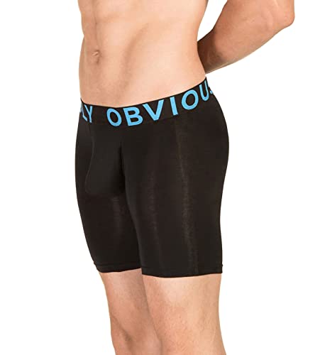 Obviously EveryMan - Boxer Brief 6 inch Leg - Black - 3X-Large