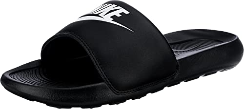 NIKE Women's Slide Trail Running Shoe, Black White Black, 9