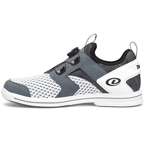 Dexter Mens Pro BOA White/Grey Bowling Shoes 10.5