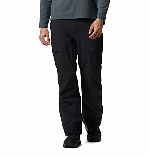 Columbia Men's Powder Stash Pant, Black, Large x Long