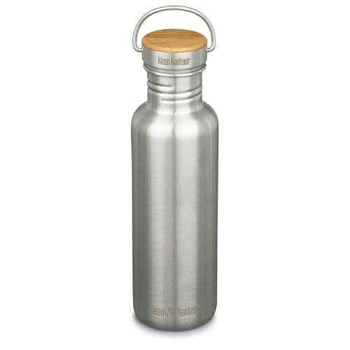 Klean Kanteen Reflect 27oz (w/Bamboo Cap) Brushed Stainless