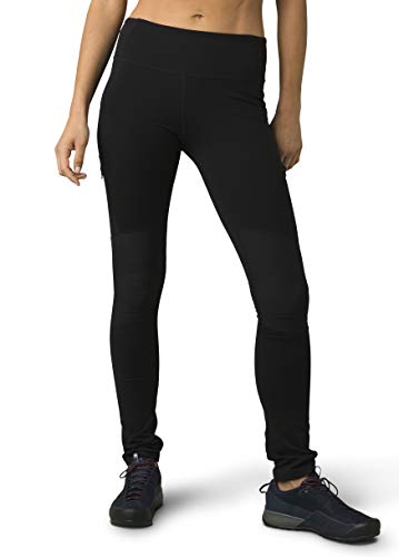 prAna Women's Standard Rockland Legging, Black, Large