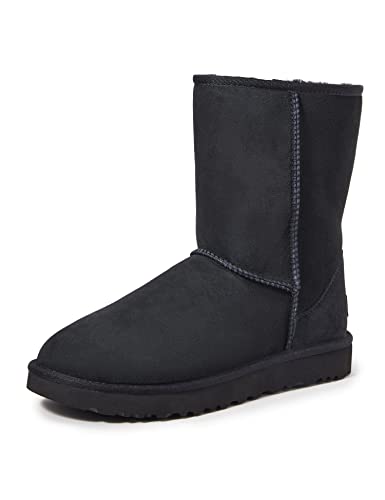 UGG Women's Classic Short Ii Boot, Black, 10
