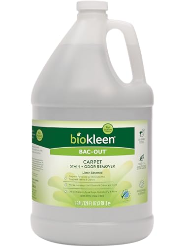 Biokleen Bac-Out Enzyme Stain & Odor Remover - 128 Ounces - Destroys Stains & Odors Safely, for Pet Stains, Laundry, Diapers, Wine, Carpets, & More, Eco-Friendly, Non-Toxic