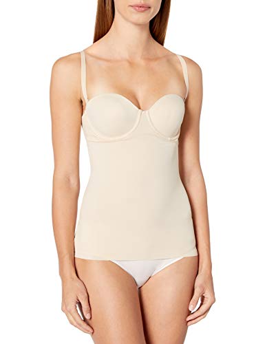 Flexees Women's Maidenform Shapewear Endlessly Smooth Foam Cup Cami, Latte Lift, 34D