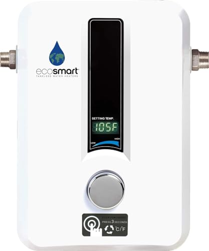 EcoSmart ECO 11 Electric Tankless Water Heater, 13KW at 240 Volts with Patented Self Modulating Technology