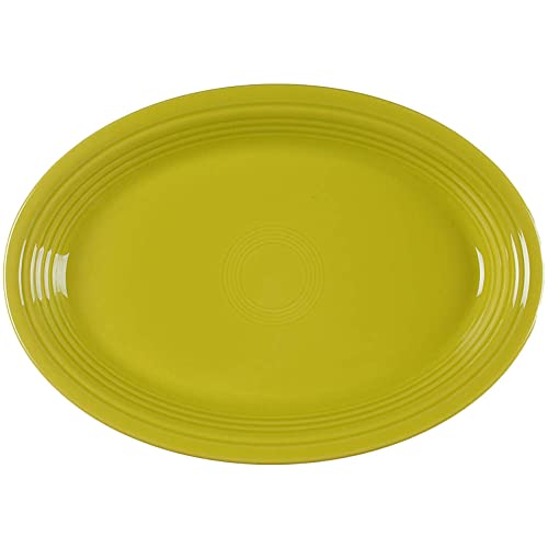 Fiesta 13-5/8-Inch Oval Platter, Lemongrass